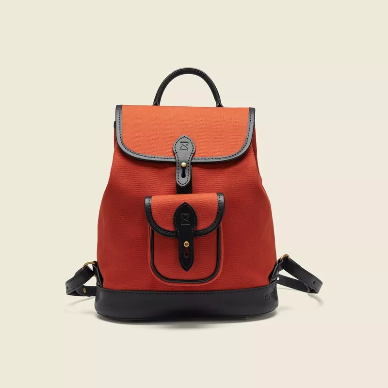Small Ladies Canvas Backpack Navy