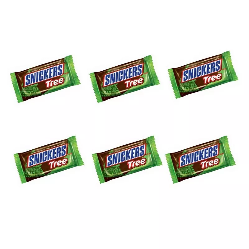 Snickers Christmas Tree 6 Pack