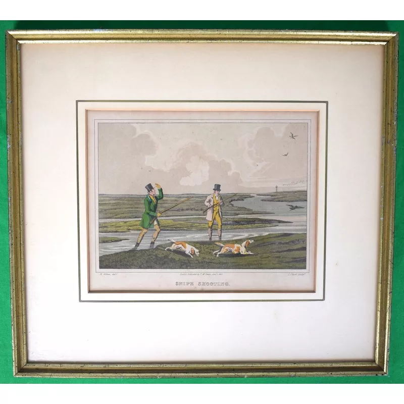 "Snipe Shooting" 1820 by Henry Alken