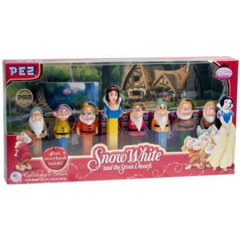 Snow White and Seven Dwarf Pez Dispenser Gift Set