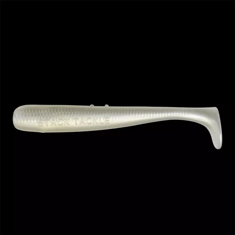 Stack Tackle 5in Tail Clapper|5 Inch|White|Pink|Chartreuse|Black