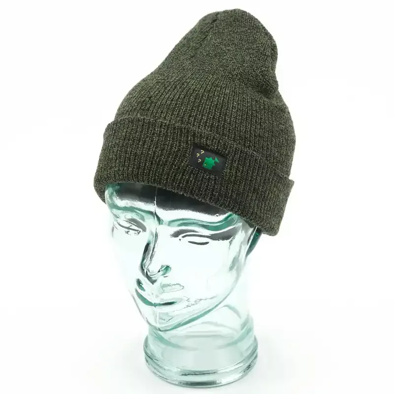 Thinking Anglers Beanie Hat – Moss Green
