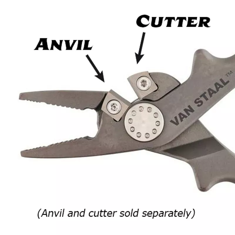 Van Staal Plier Replacement Cutter and Anvil (Sold Separately)
